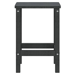 Avis vidaXL Table de jardin Adirondack Anthracite 38x38x46 cm PEHD