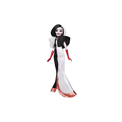 Hasbro Poupée Mannequin Cruella d'Enfer Disney Villains Univers 101 Dalmatiens 28 cm Blanc / Noir