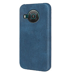 Coque en TPU + PU anti-griffes, bleu pour votre Nokia X10/X20