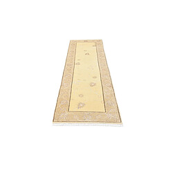 Avis Vidal Tapis de couloir en laine 292x79 brun Darya