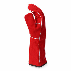 Acheter Gants de travail EDM Soudeurs Rouge Kevlar Coton Daim - 10