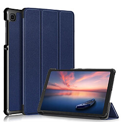 Etui en PU avec support tri-pliure bleu foncé pour votre Samsung Galaxy Tab A7 Lite T220/T225 8.7 pouces