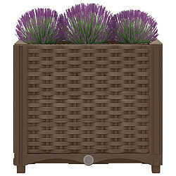 Avis Maison Chic Jardinière,Lit surélevé - Bac à fleurs - pot de fleur 40x40x38 cm Polypropylène -GKD58081