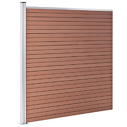 Acheter vidaXL Clôture de jardin WPC 872x186 cm Marron