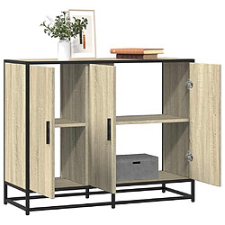 vidaXL Buffet chêne sonoma 94x35x76 cm bois d'ingénierie