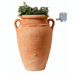 Cuve récupérateur à eau amphore murale terracotta 260l - 995135 - GRAF