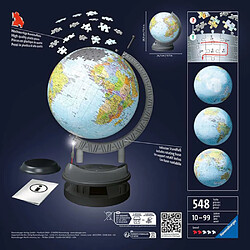 Ravensburger 540p Pz 3D Globe illumine La terre