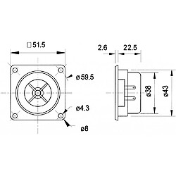 Alpexe VS-SC5 - Haut-parleur (4007540080055)