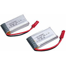 2pcs Batterie JXD 509G-22 3.7V 600mAh Li-po Batterie avec prise JST pour JXD 509G RC Quadcopter