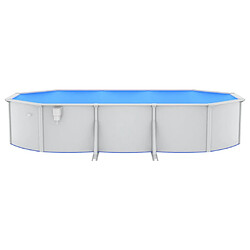 Avis vidaXL Piscine avec pompe filtrante à sable et échelle 610x360x120 cm