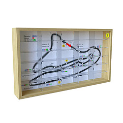 1:64 échelle Moulé Sous Pression Armoire Vitrine Support Mural Pour Modèle De Voiture 30 Emplacements