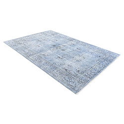 Vidal Tapis de laine 272x160 Bleu Ultra Vintage pas cher