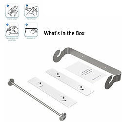 Avis Universal Serviettes de cuisine Porte-rouleaux de papier Distributeur mural en acier inoxydable Porte-organisation de salle de bains Outils de rangement pour le ménage | Porte-papier (argent)