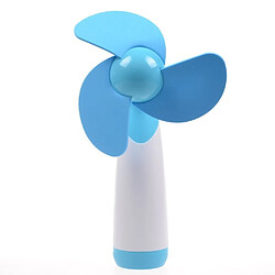 Bestland Handheld Mini Fan Ventilateur de Refroidissement Portable Ventilateur d'Air Frais à piles pour la Maison et les Voyages (Bleu)