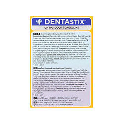 PEDIGREE Dentastix Bâtonnets - Pour moyens chiens - 720 g (x4)