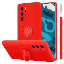 Cadorabo Coque Huawei P40 Etui en Rouge