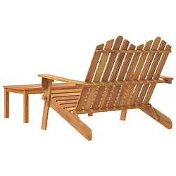 Acheter vidaXL Ensemble de salon de jardin Adirondack 2 pcs bois acacia solide