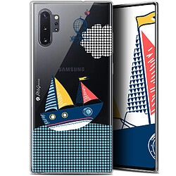 Caseink Coque Pour Samsung Galaxy Note 10+ / Plus (6.8 ) [Gel HD Collection Petits Grains ? Design MVE Le Bateau - Souple - Ultra Fin - Imprimé en France]