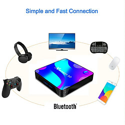 Box Android TV 4K Smart Media Player Quad-Core 4GB RAM 32GB ROM Wi-Fi Dual-Band YONIS pas cher