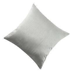 Tissu 45x45cm Soie, Comme Taie D'oreiller Décor Canapé Housse De Coussin D'argent