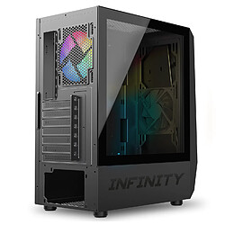 Spirit Of Gamers Boitier Pc Gamer INFINITY DARK noir