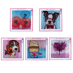 Avis 5D Diamond Peinture Foret En Forme Spéciale DIY Strass Image Chien 1