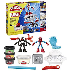 Playdoh Play-Doh Spider-Man, coffret Attaque tranchante avec 2&nbsp;figurines flexibles, 7&nbsp;accessoires et pâte a modeler, des 4&nbsp;ans, Marvel