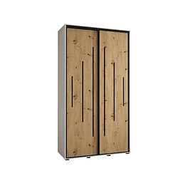 Abiks Meble Armoire Davos 12 À Portes Coulissantes 235,2/130/45 2 Portes