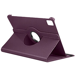 Avizar Étui Clapet pour iPad Air 13 2024 Folio Rotatif 360 Support Stand Violet