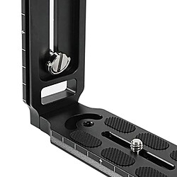 Acheter Universel Vertical L Forme Plateau Rapide Support de Montage pour DSLR Caméras, offre une résistance contre l'abrasion et à la corrosion.