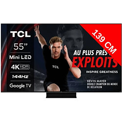 TCL TV QLED 4K 139 cm 55QM8B QD-Mini LED - Google TV