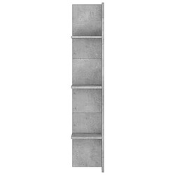 Maison Chic Meuble TV scandinave - Banc TV pour salon gris béton 152x22x113 cm bois d'ingénierie -MN73214 pas cher