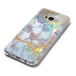 Acheter Wewoo Coque gris et or pour Samsung Galaxy S8 + / G955 Marbre Motif Doux Etui de Protection Arrière