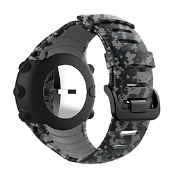 Bracelet en silicone camouflage gris pour votre Suunto Core