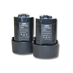 vhbw set de 2 batteries 1500mAh pour outil Makita CC300DW, CC300DWE, CC300DZ, DA330, DA330D, DA330DZ