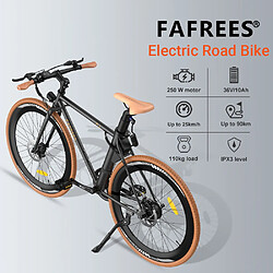 Vélo électrique Fafrees F1, pneus CST 700C x 38C,250W,36V 10 Ah,,25 km/h,90 km- Orange Noir