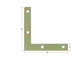 GAH Equerre 100x100 mm/K2