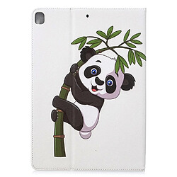 Avis Etui en PU impression de motifs avec support panda sur l'arbre pour votre Apple iPad 10.2 (2019)