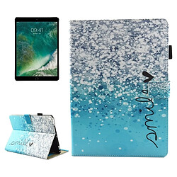 Wewoo Smart Cover pour iPad Pro 10.5 pouces Smile Pattern horizontale en cuir flip étui de protection avec titulaire et fentes cartes portefeuille fente stylo sommeil / réveil