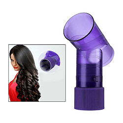 Sèche-cheveux Wind Curl Diffuser Salon Hair Roller Drying Cap Purple pas cher