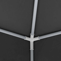 vidaXL Tente de réception avec parois 2,5x2,5 m Anthracite 90 g/m²