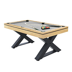 Acheter Concept Usine Table multi-jeux en bois ping-pong et billard TEXAS