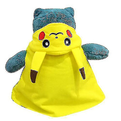 Avis Universal Adorable peluche Picachu avec poncho et cadeau enfant jaune