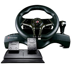 Blade Volant FR-TEC Hurricane Wheel MKII Compatible PC, PS4, PS3 et Switch - Volant avec Cames et Changement Séquentiel - Pédales de Frein et d'Accélération - Boutons Configurables - Effet Vibration - 3 Modes de Configuration - Couleur Noir