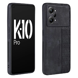 Coque en TPU + PU AZNS anti-chute pour votre Oppo K10 Pro 5G - noir