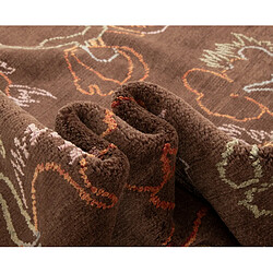 Avis Vidal Tapis de laine 299x223 brun Modern Nehmo