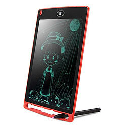 Acheter Wewoo Tablette graphique rouge Portable 8.5 pouces LCD Écriture Dessin Graffiti Électronique Pad Message Conseil Papier Brouillon avec Stylo, CE / FCC / RoHS Certifié