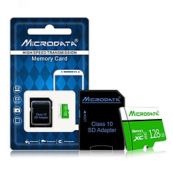 Avis Wewoo Carte Micro SD mémoire MICRODATA 128 Go U3 verte et blanche TF SD