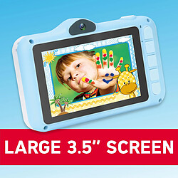 AGFA PHOTO Realikids Cam 2 - Appareil Photo Numérique pour Enfant (Photo, Vidéo, Écran LCD 3.5'', Filtres photos, Mode Selfie, Batterie Lithium)- RECONDITIONNE - Bleu