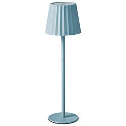 Beliani Lampe à poser en métal bleu clair POMBEIRO